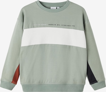 NAME IT Sweatshirt in Green: front