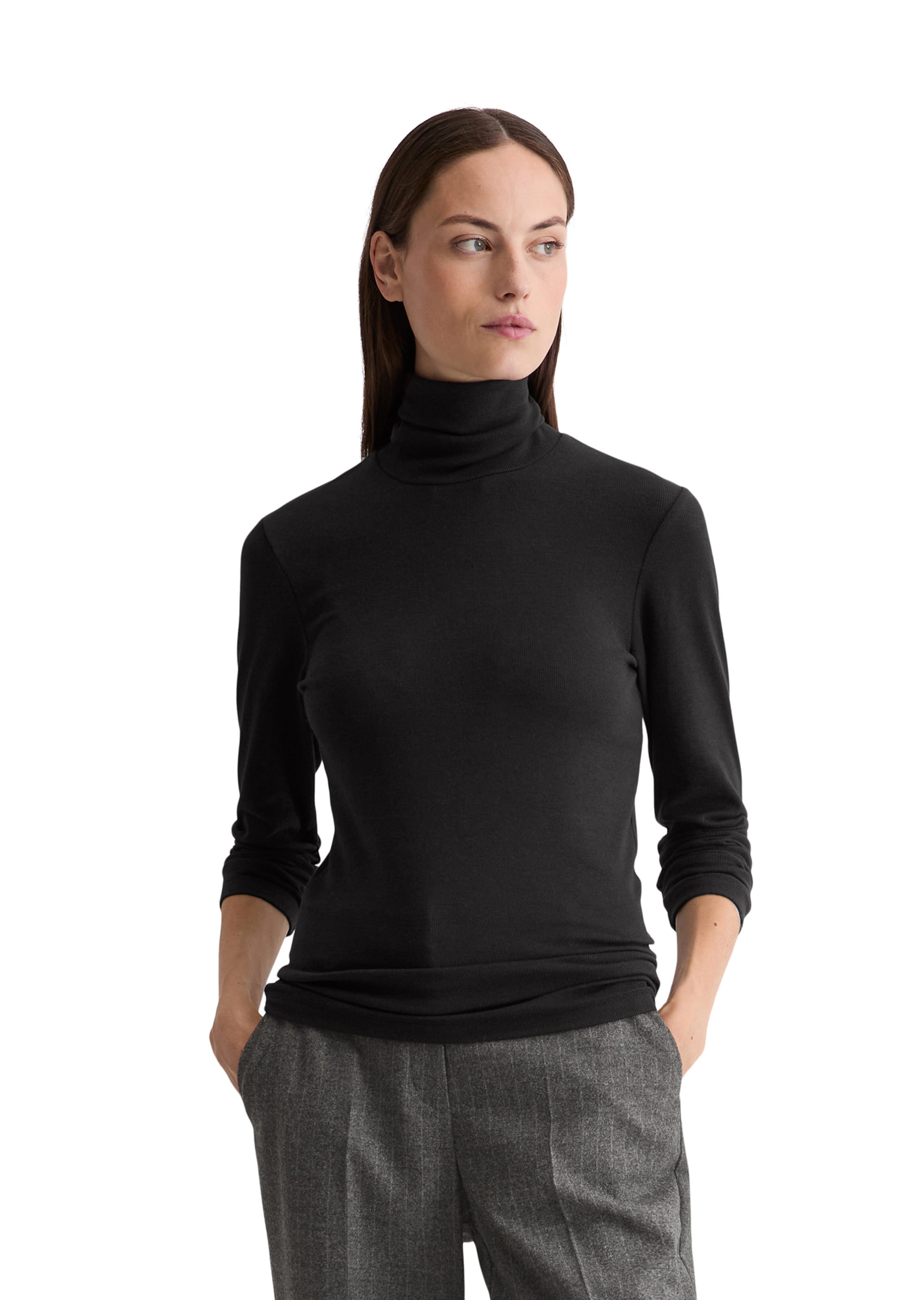 Marc O'Polo Shirt in Black: front