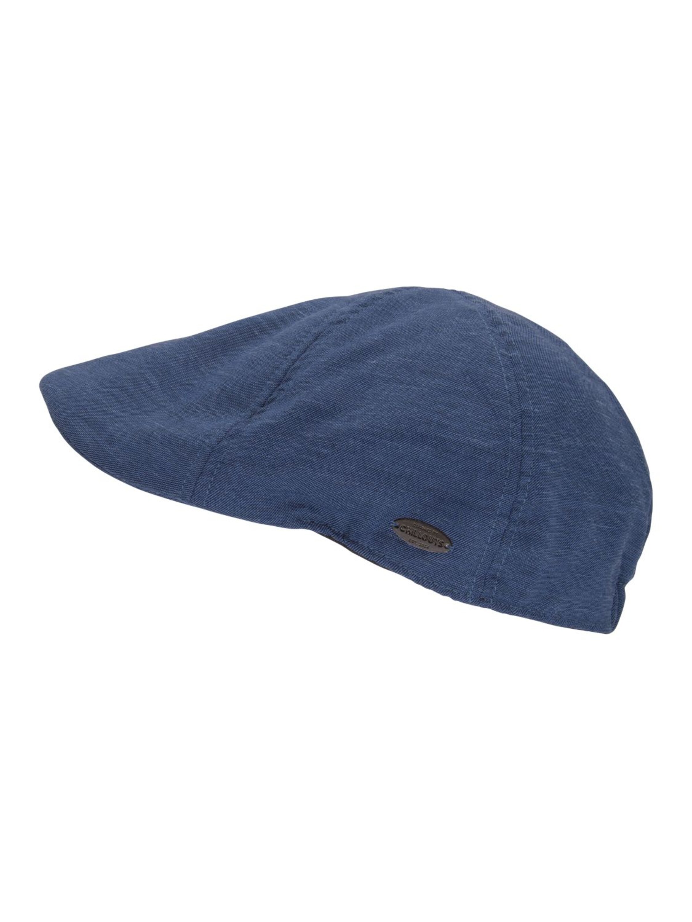 chillouts Cap 'Schiebermütze "Kapolei" (Flat Cap)'‌‌‌‌ in Blau: Vorderseite