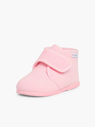 Pisamonas - Zapatillas de casa en rosa: frente