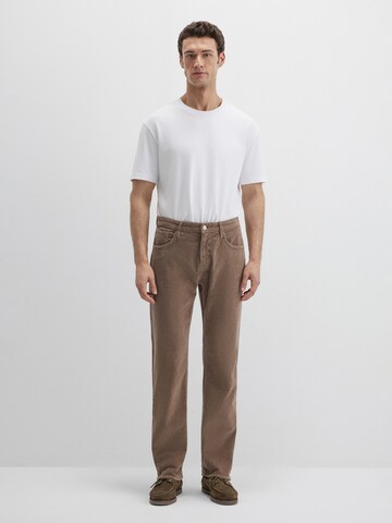 Mavi Regular Pants 'Lisbon' in Brown: front
