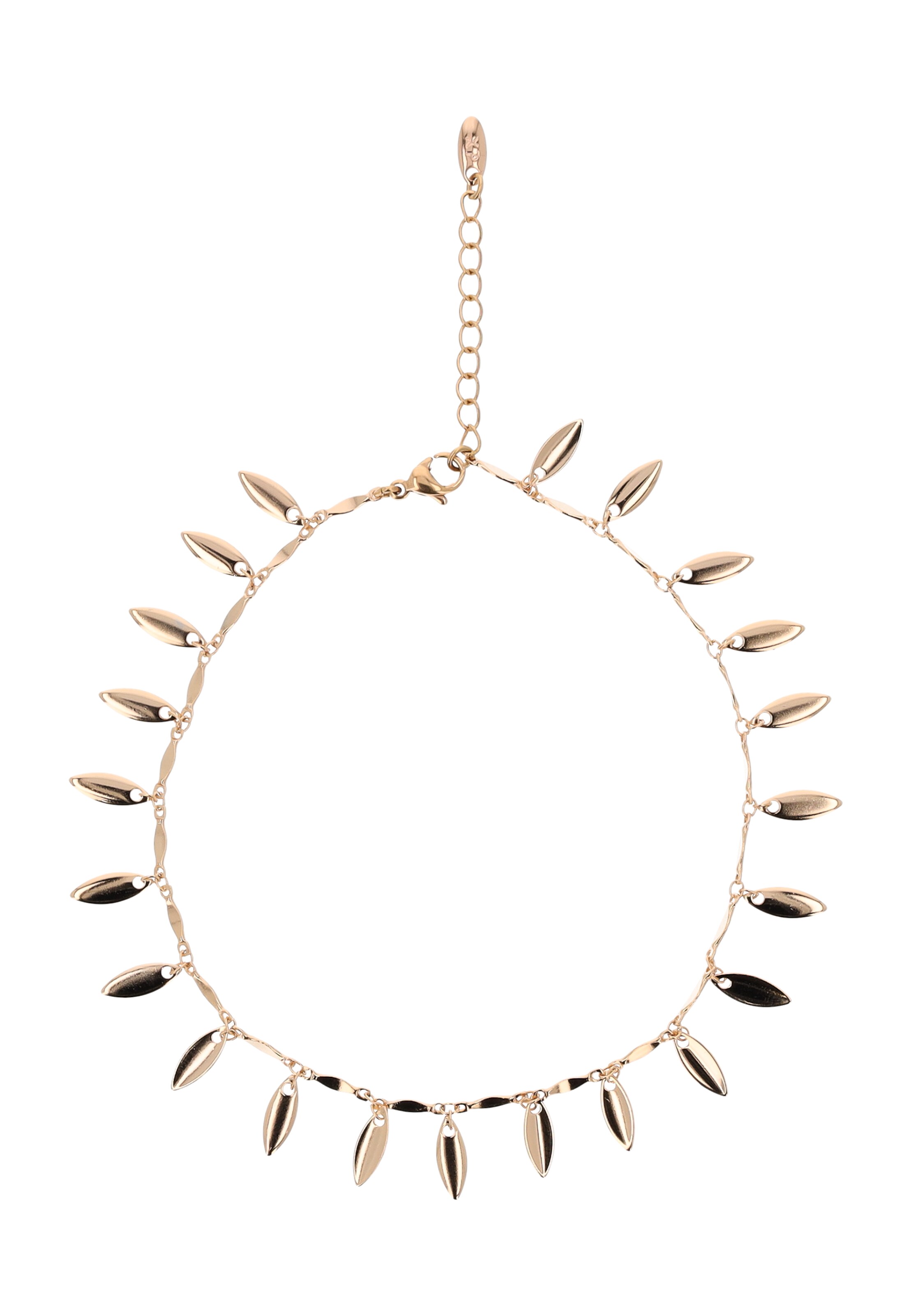 IZIA - Joyería para pies en oro: frente