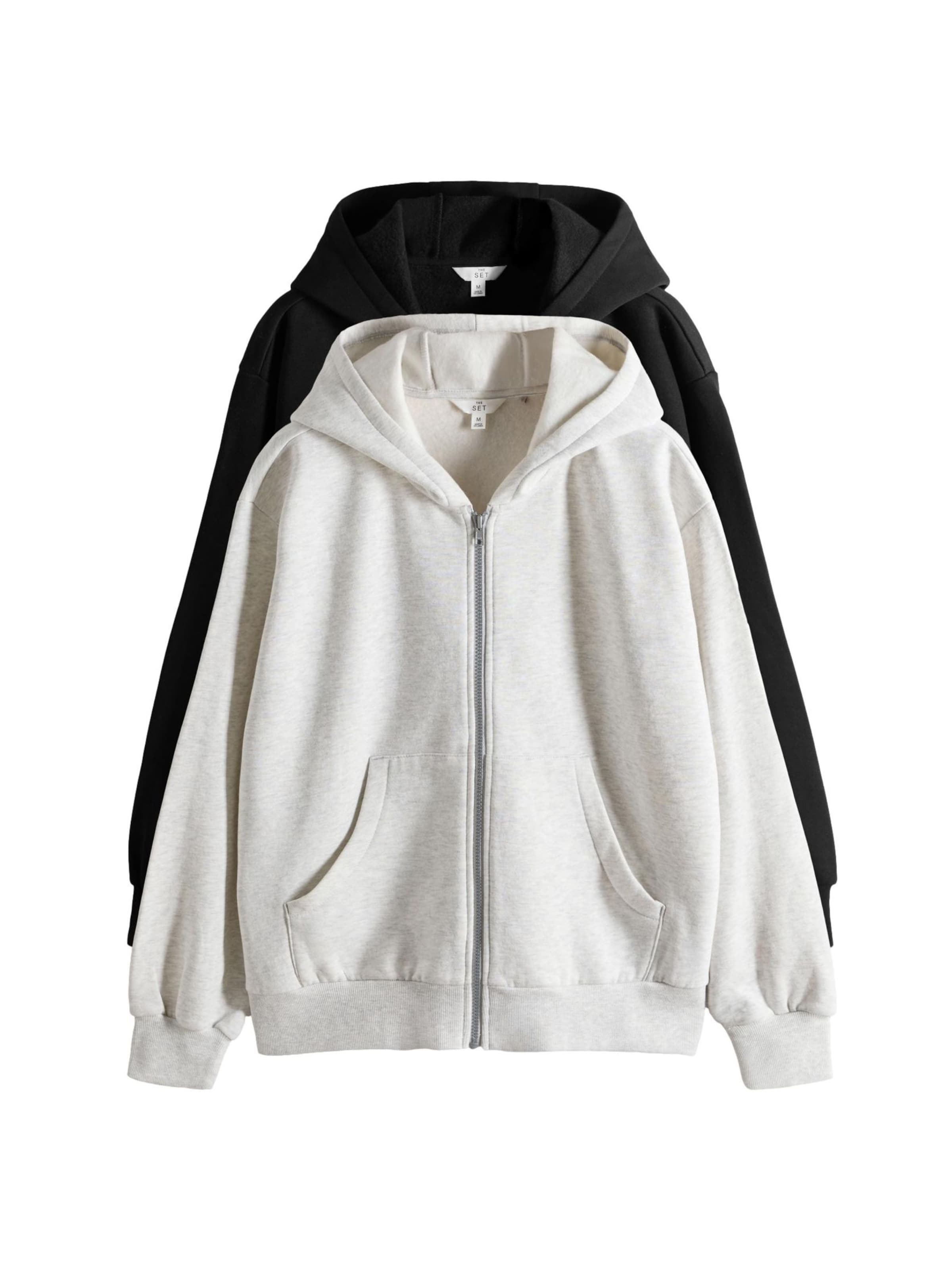 The Set Суичър в сиво: отпред