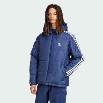 ADIDAS ORIGINALS Übergangsjacke 'Adicolor' in Blau: Vorderseite