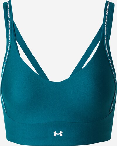 Reggiseno sportivo 'Infinity' UNDER ARMOUR di colore blu ciano / bianco, Visualizzazione prodotti