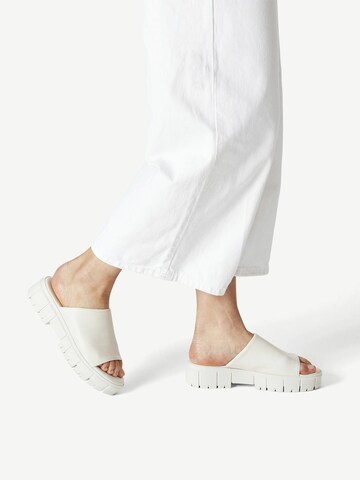 TAMARIS Mules in White