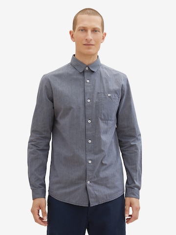 Regular fit Camicia di TOM TAILOR in blu: frontale