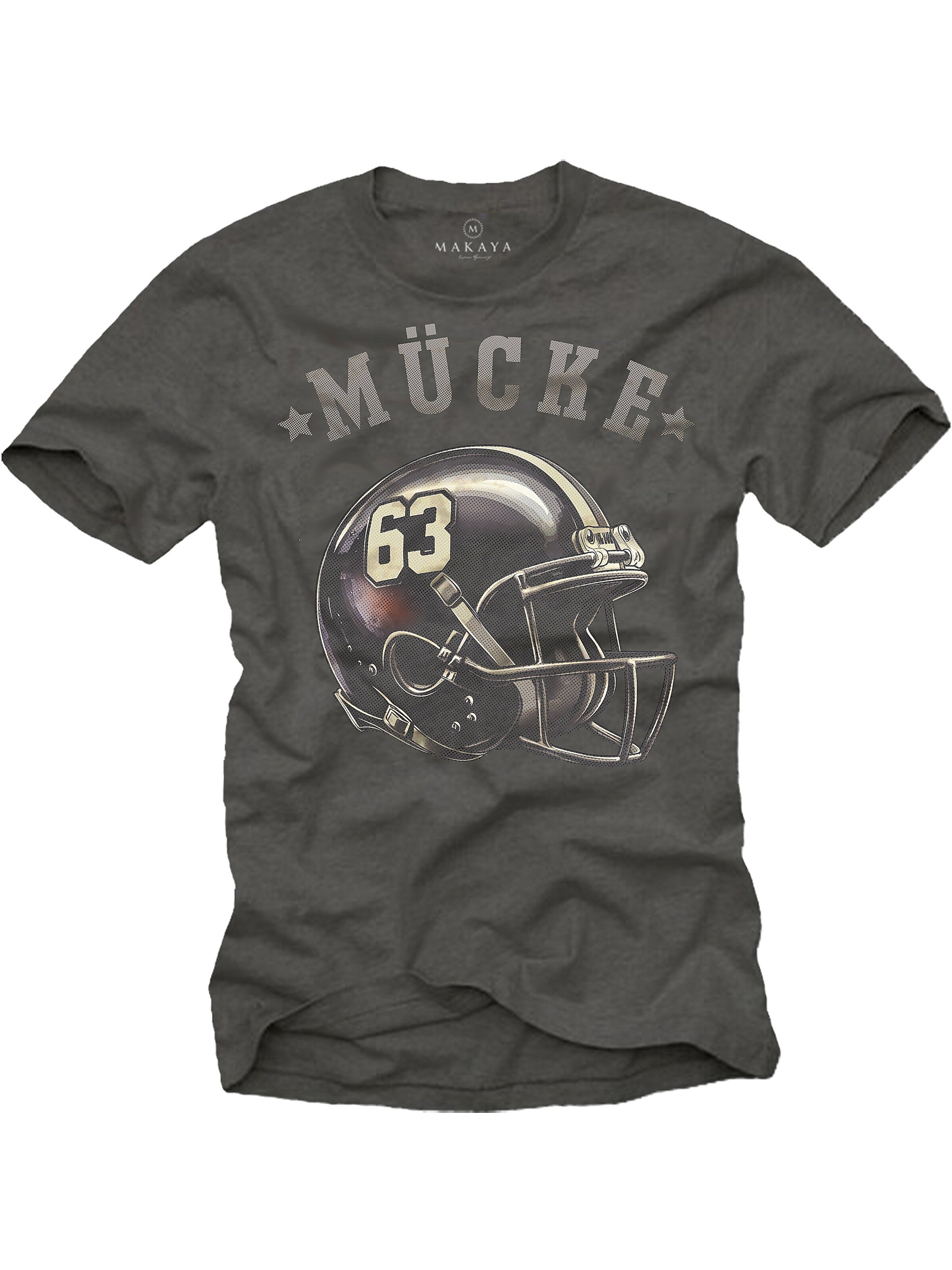 MAKAYA Shirt '63-Helm' in Grey: front