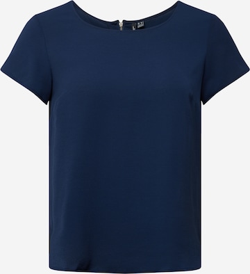 Vero Moda Curve Shirt 'SAKI' in Blauw: voorkant