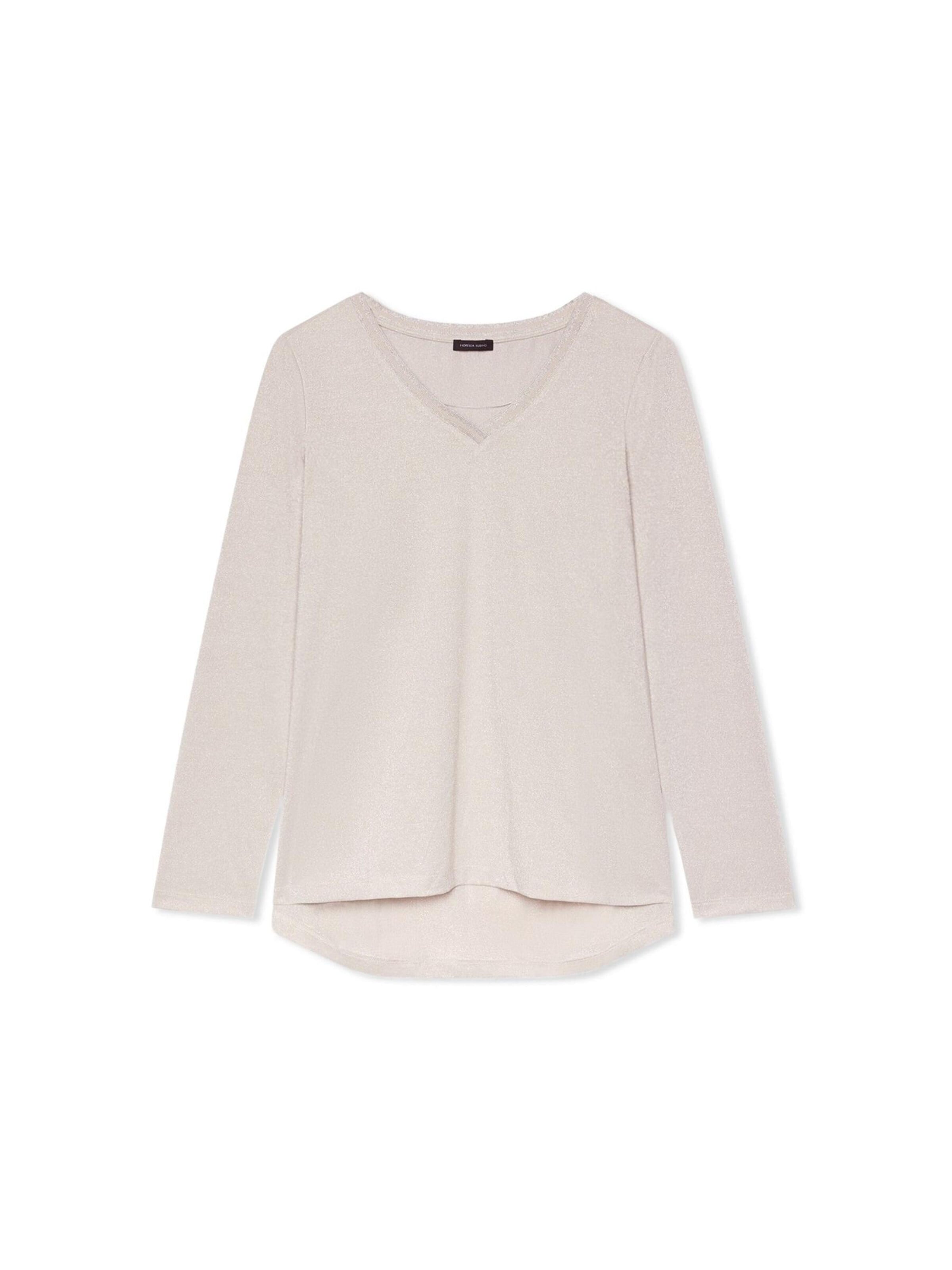 Fiorella Rubino Shirt in Beige: voorkant