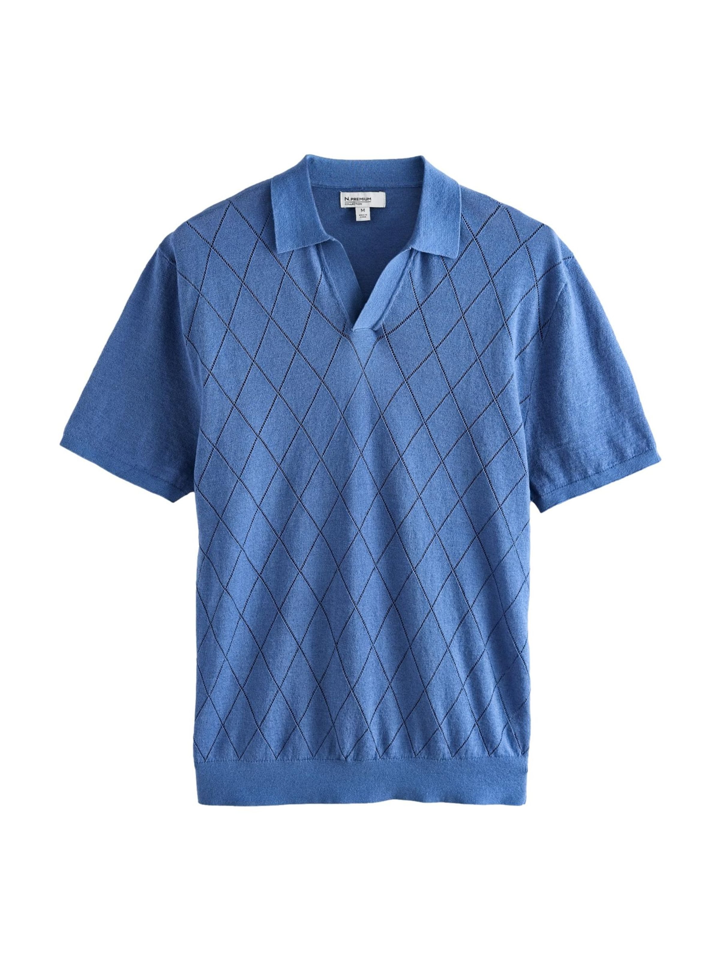 Pull-over 'N. Premium Trophy' Next en bleu : devant