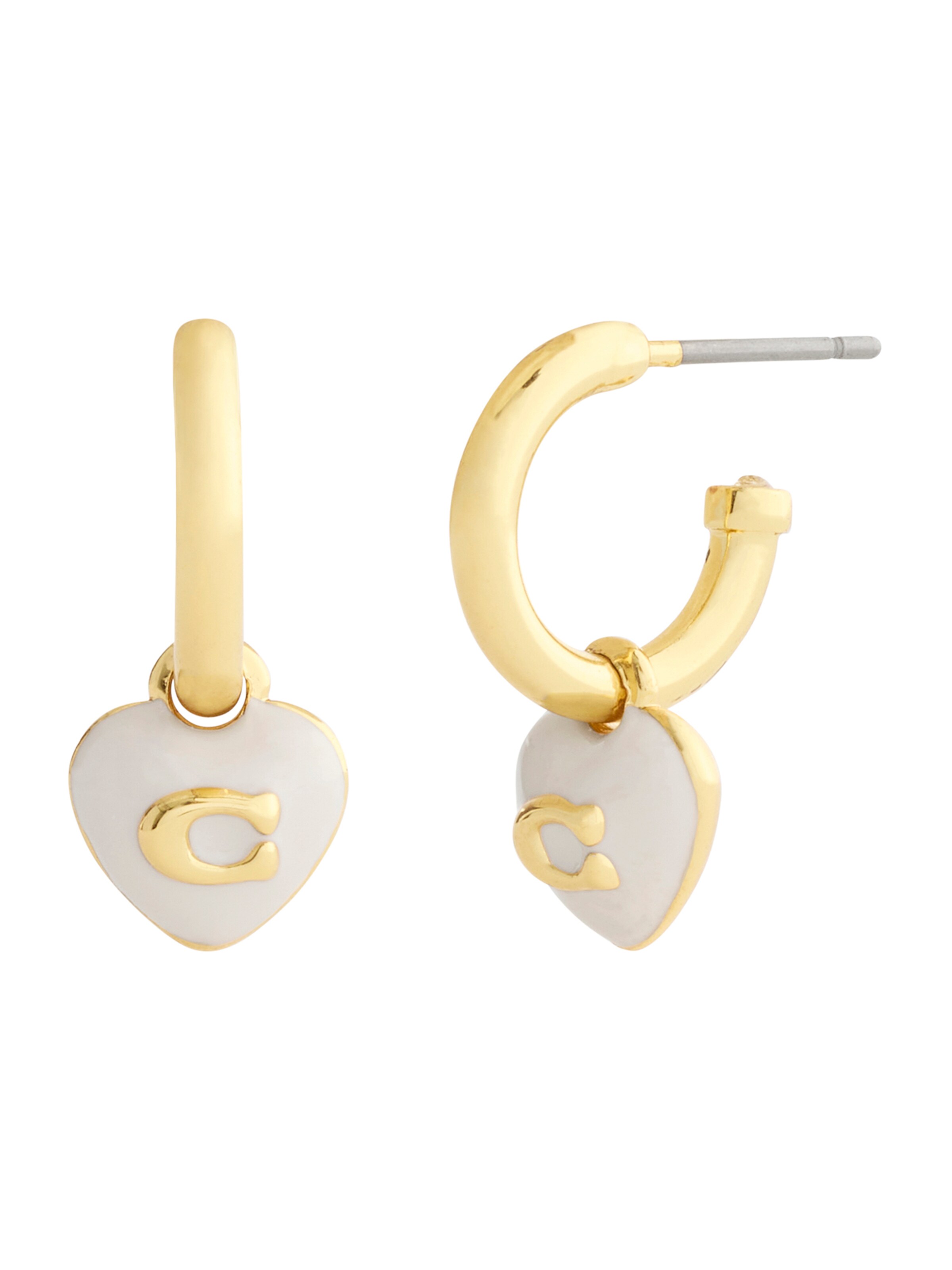 COACH Ohrringe 'HEART' in Gold