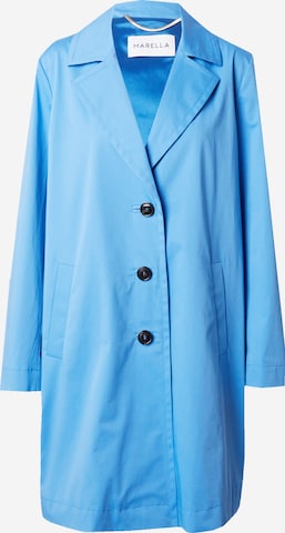 Marella Between-Seasons Coat 'IMPACT' in Blue: front