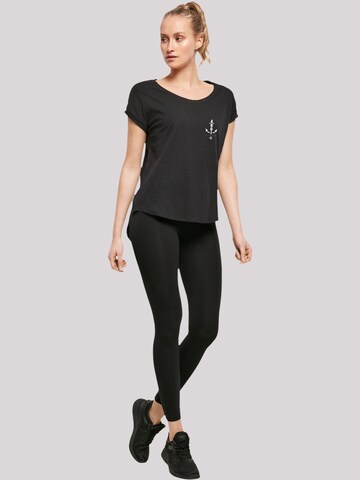 T-shirt 'Ahoi Anker Knut & Jan Hamburg' F4NT4STIC en noir