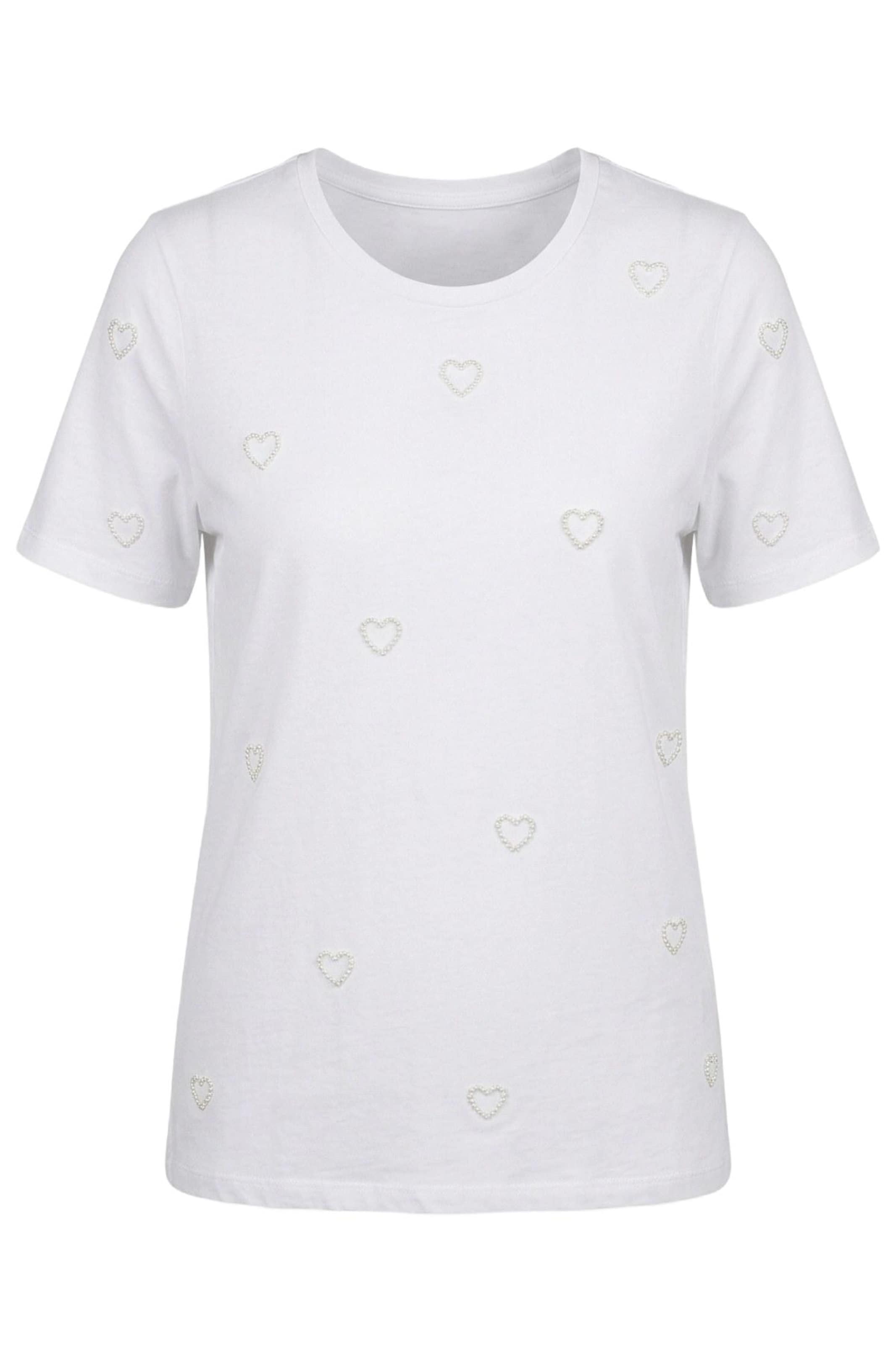 Shape Of You T-Shirt in Weiß: Vorderseite