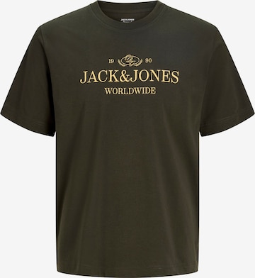 Jack & Jones Junior Футболка 'JORFREDERIKSBERG' в Коричневый: спереди