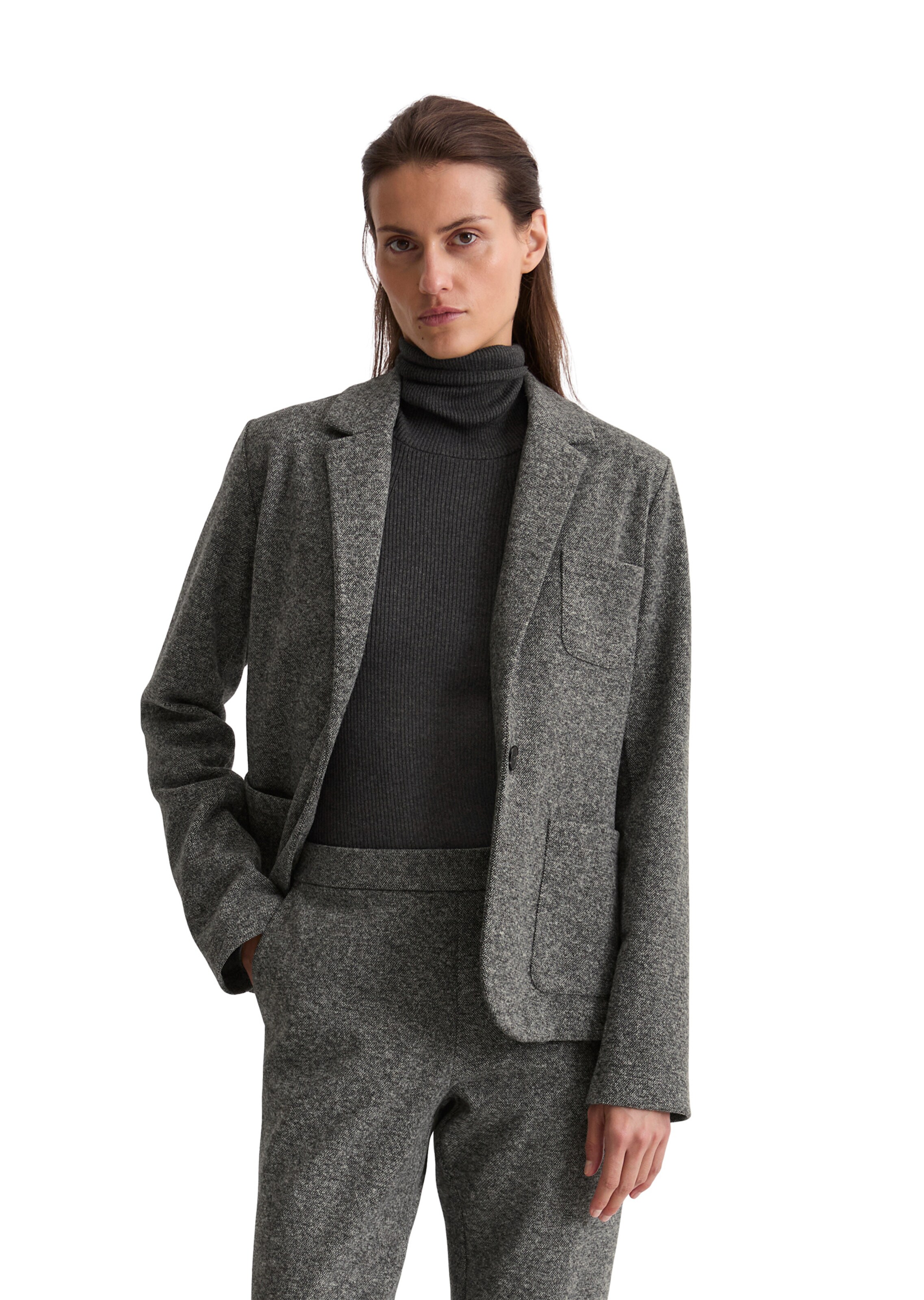 Marc O'Polo Blazer | siva barva: sprednja stran