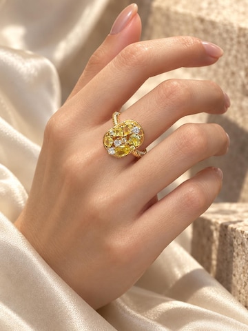 Bague 'Blossom' LanLivia en jaune