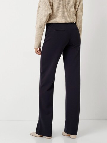 TONI Wide leg Broek in Blauw