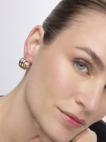 Luxenter Earrings 'Tudfu' in Gold