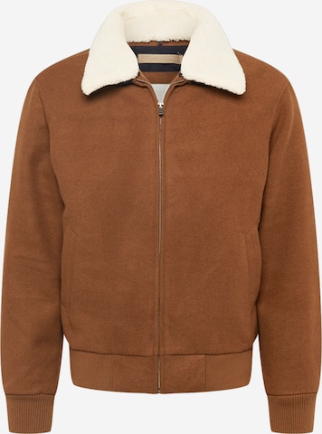 Veste mi-saison 'KEITH' JACK & JONES en marron : devant