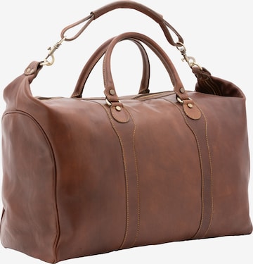 Borsa da viaggio di Viola Castellani in marrone: frontale