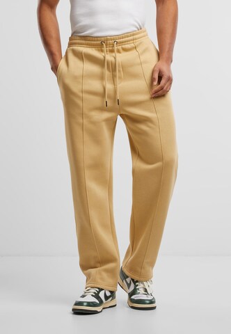 Urban Classics Regular Sports trousers in Beige: front