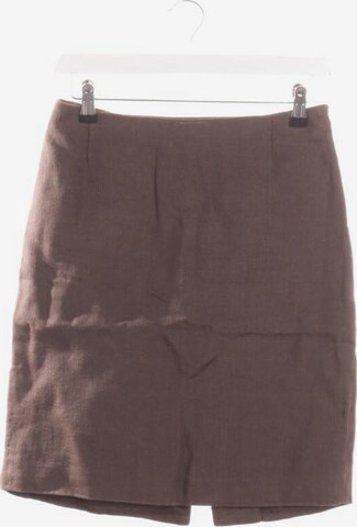 PRADA Skirt in XXS in Brown: front