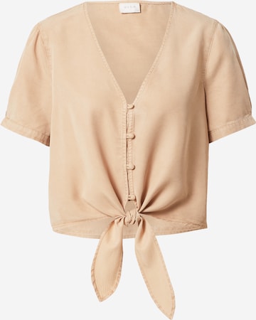 VILA Bluse 'Mira' in Beige: predná strana