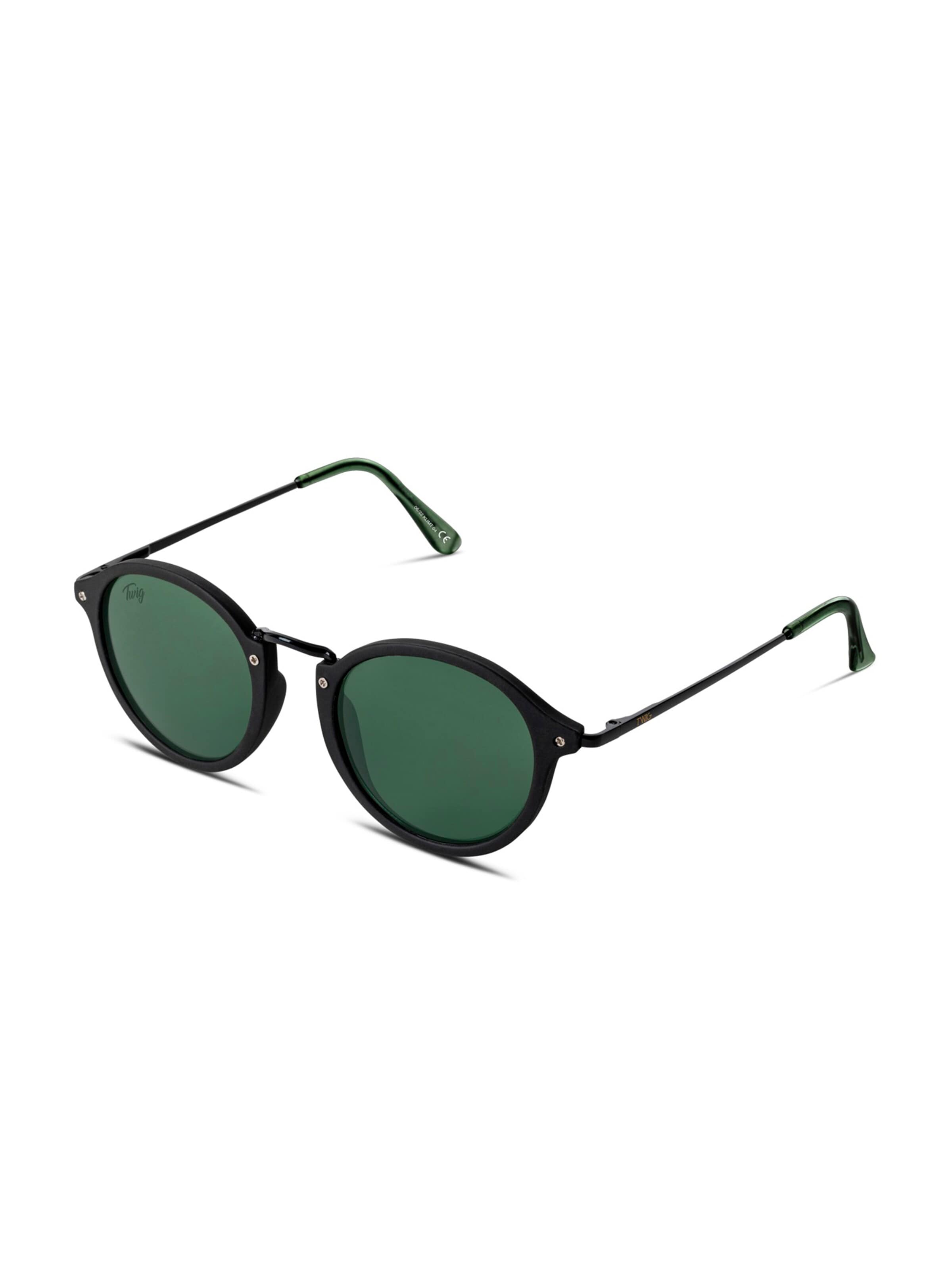 TWIG Concept Milano Okulary przeciwsłoneczne 'Klimt' w kolorze zielony: przód