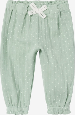 NAME IT - Tapered Pantalón 'DEANNE' en verde: frente