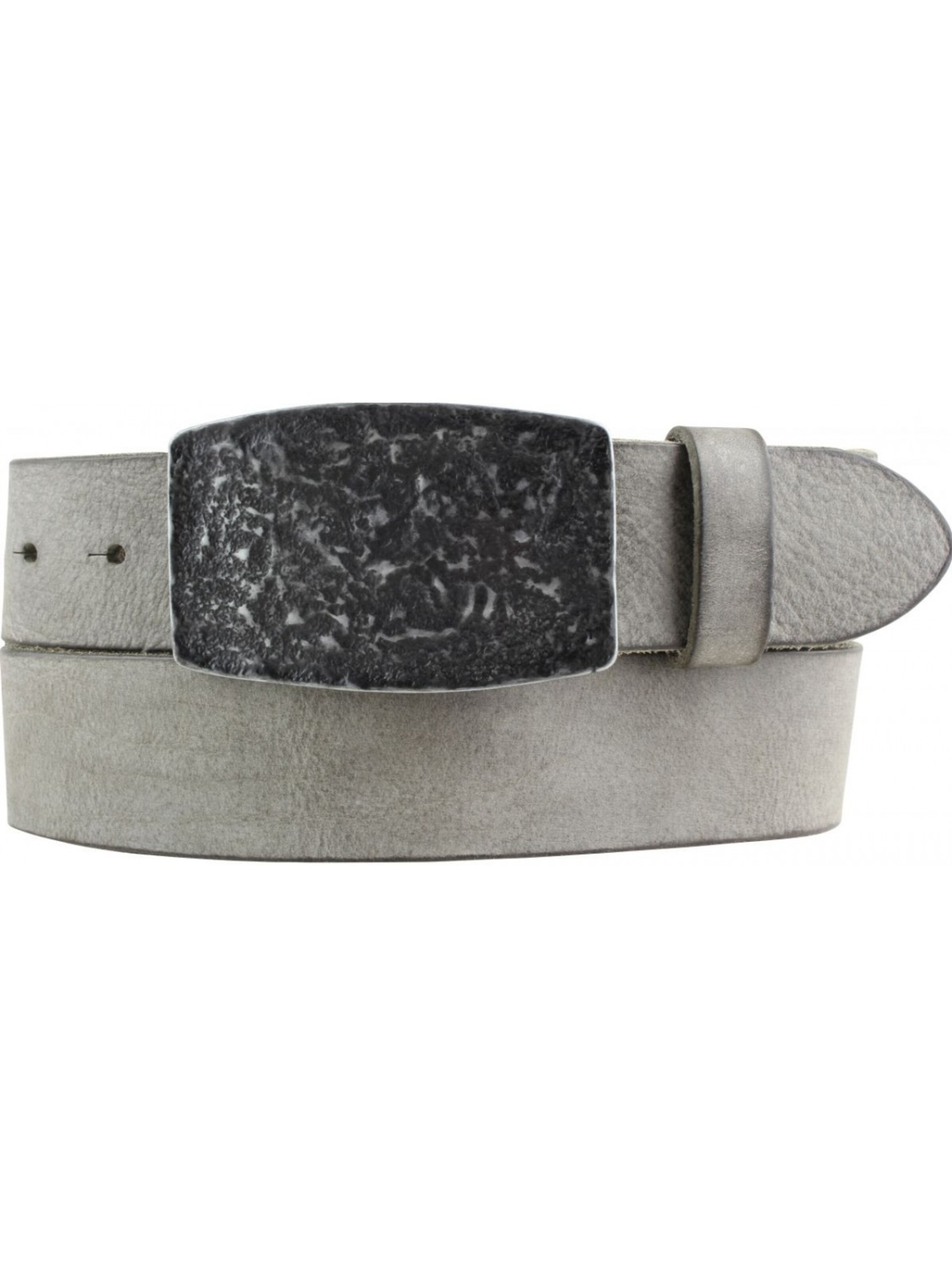 BELTINGER Gürtel 'Lecco'‌‌‌‌‌‌‌ in Grau: Vorderseite