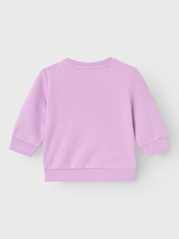 NAME IT - Sweatshirt 'VRILLIE' em roxo