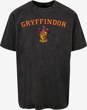 T-Shirt 'Harry Potter - Hogwarts Gryffindor Crest' ABSOLUTE CULT en gris : devant