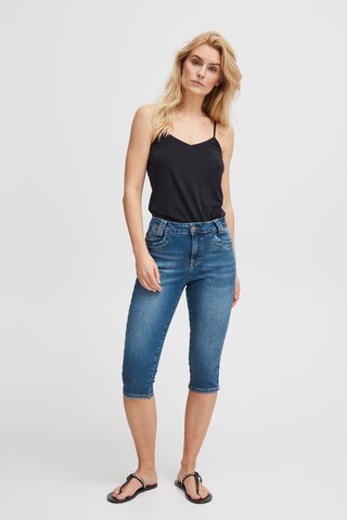 PULZ Jeans Skinny Farkkuleggingsit 'Tenna' värissä sininen