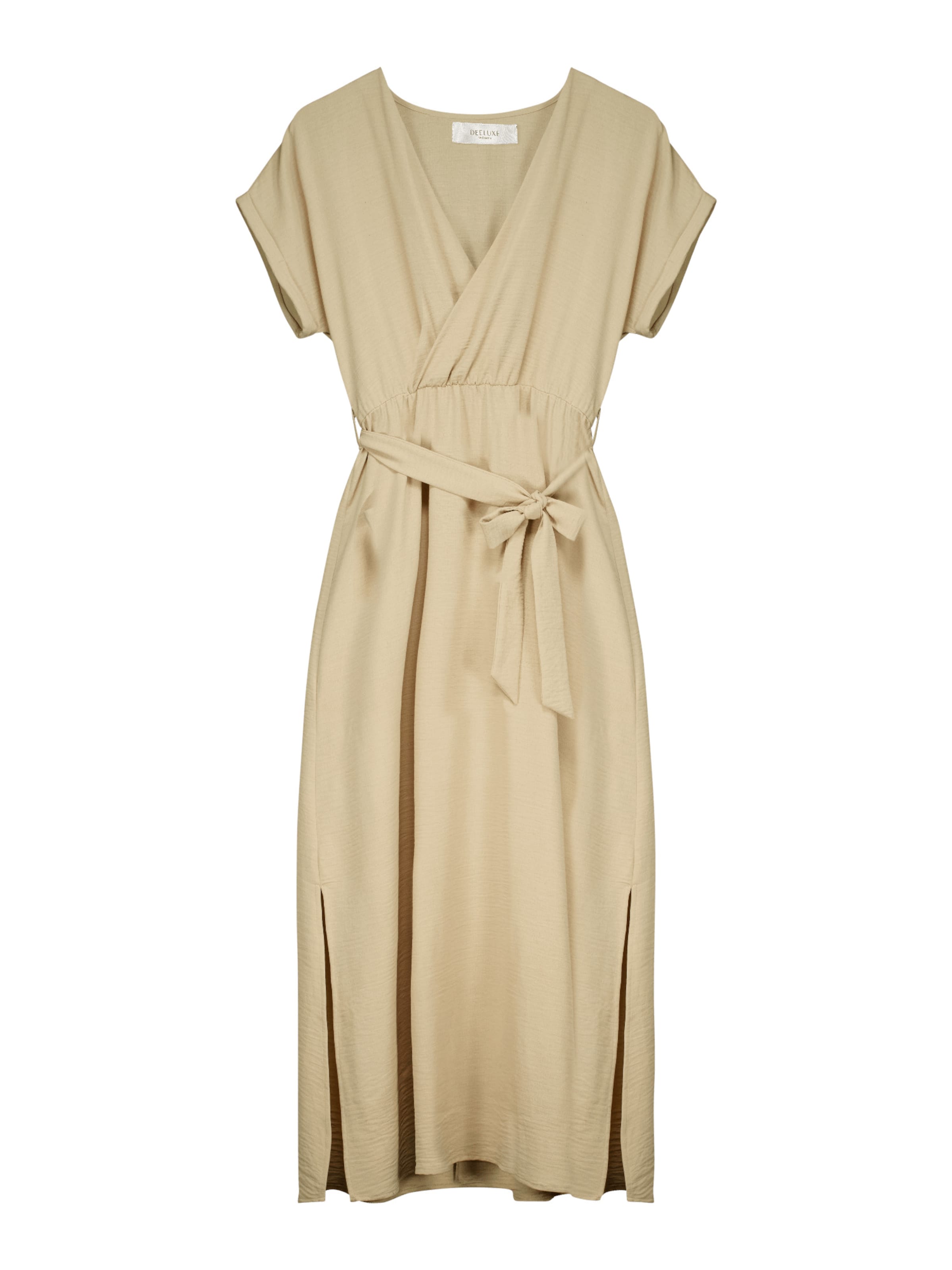 Deeluxe Kleid 'Teyssa' in Beige: Vorderseite