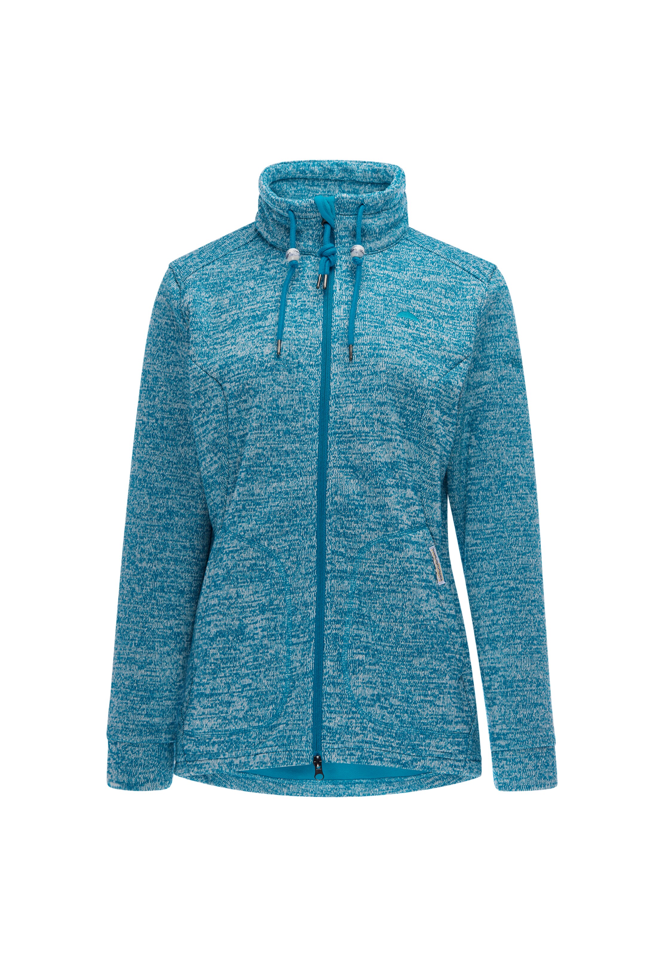 Veste en polaire Schmuddelwedda en bleu : devant