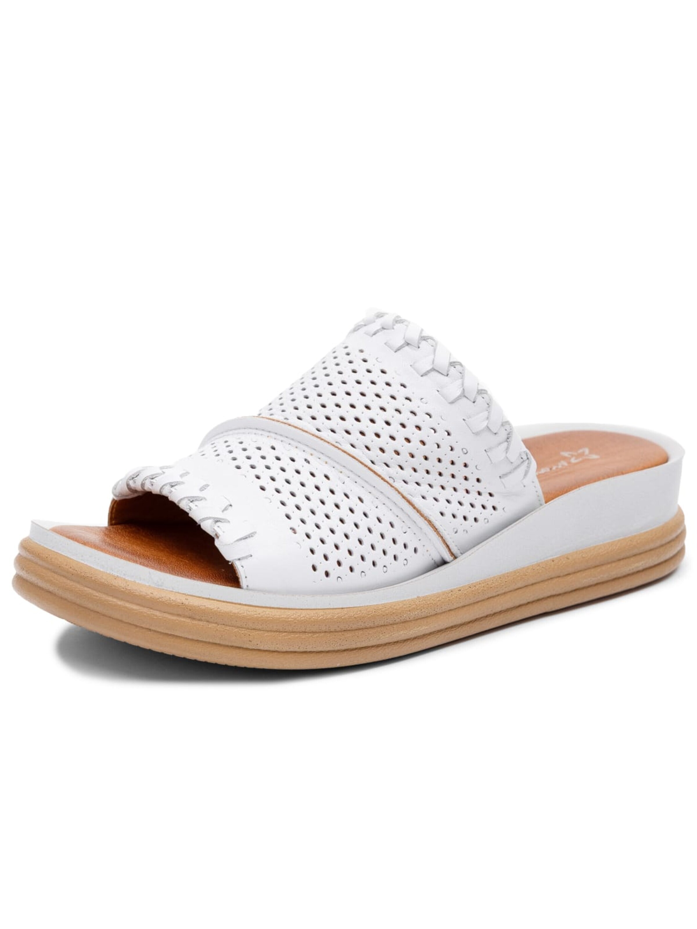 Maciejka Mules 'L7630-11/00-1' in White: front