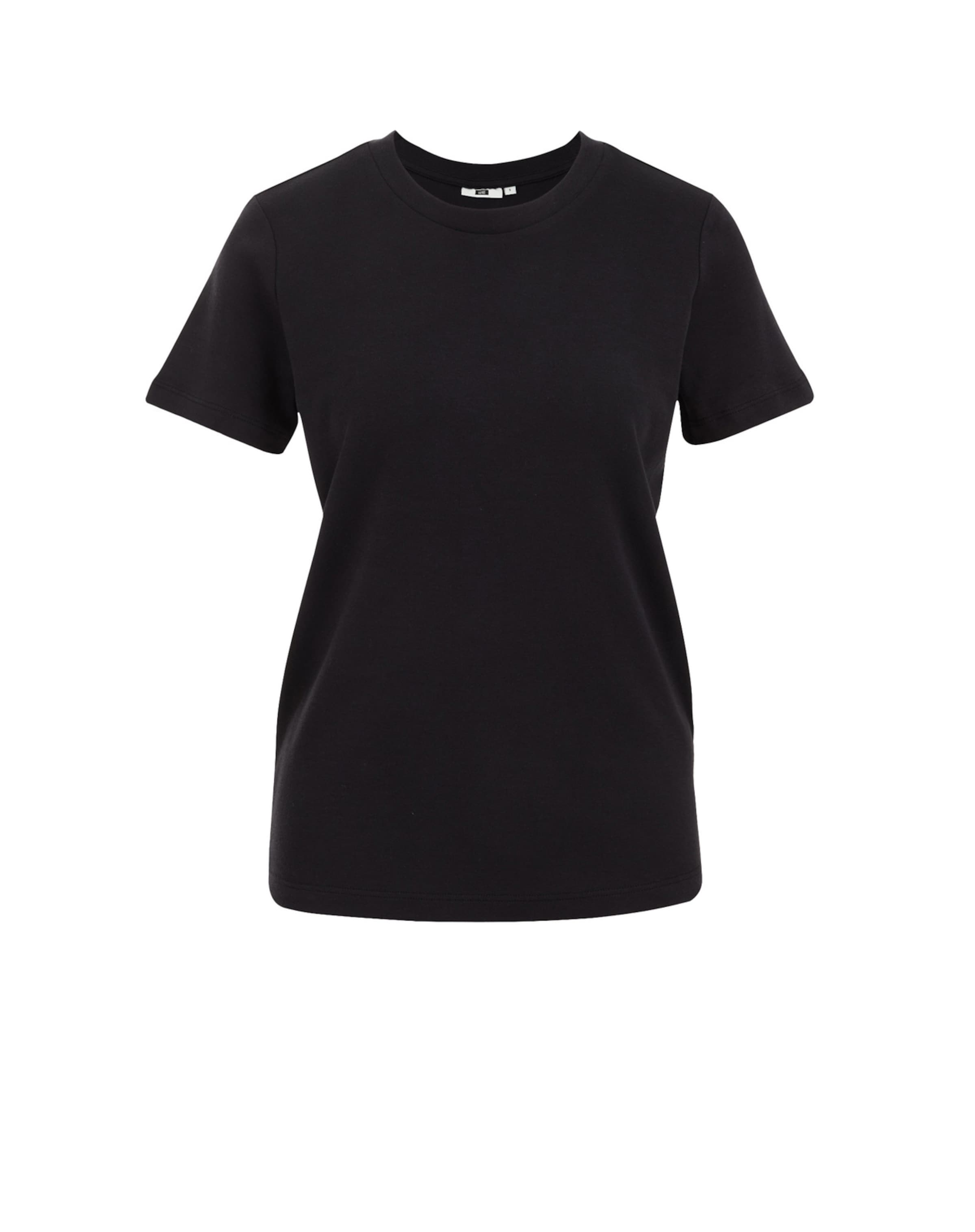 Maglietta di WE Fashion in nero: frontale