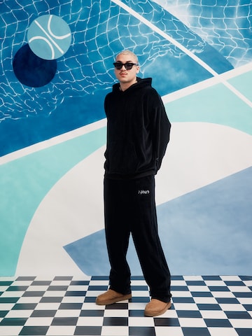 ABOUT YOU Limited Regular Sweatpants 'Marc' NMWD by WILSN in Schwarz: predná strana