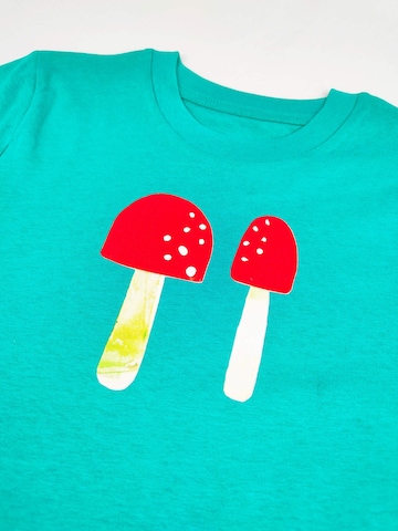 MelaDi Shirt 'Pilze'‌ in Grün