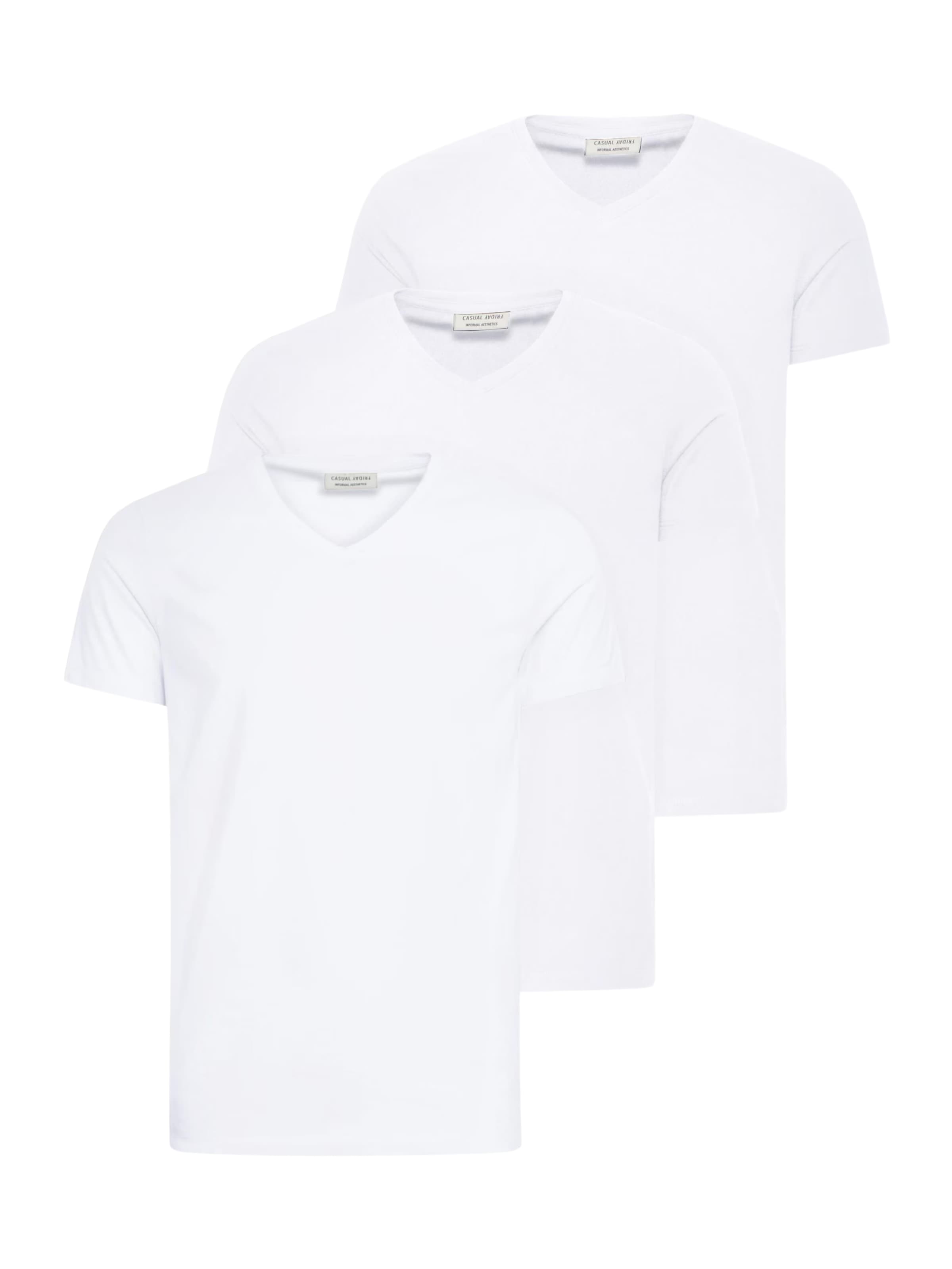 Maglietta ' CFLincoln ' di Casual Friday in bianco: frontale