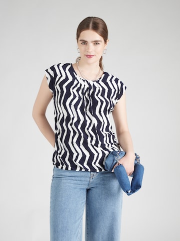 ZABAIONE Shirt 'Mi44nou' in Blauw: voorkant
