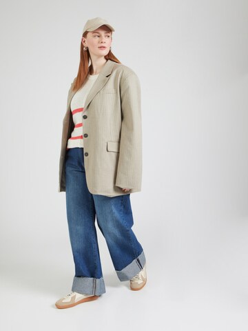 Pull-over 'New Foxy' ONLY Carmakoma en blanc