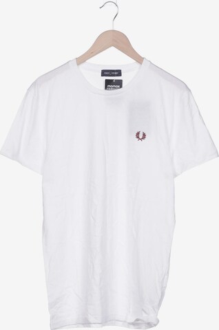 Fred Perry T-Shirt L in Weiß: predná strana