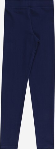 ADIDAS SPORTSWEAR Tapered Sports trousers 'Essentials Linear Logo ' in Blue