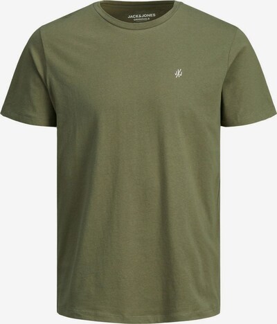 JACK & JONES T-Shirt in dunkelblau / hellgrau / oliv / schwarz / weiß, Produktansicht