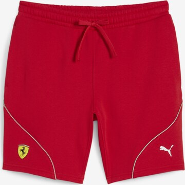 PUMA Regular Workout Pants 'Scuderia Ferrari' in Red: front