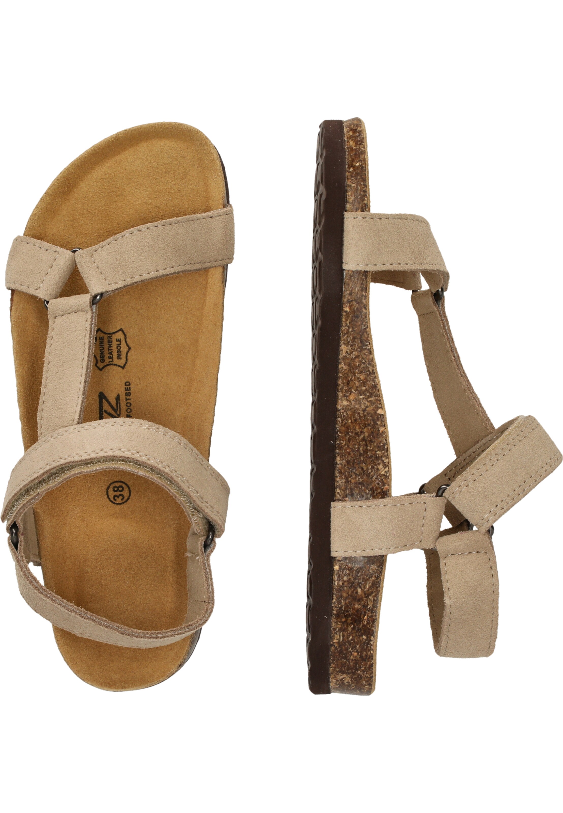 Cruz Sandal in Beige