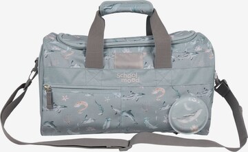 Borsa sportiva di School-Mood in grigio: frontale